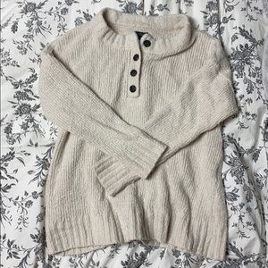 button sweater